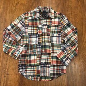 Jack Thomas madras plaid shirt